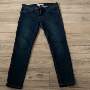 Free People Dark Blue Skinny Jeans